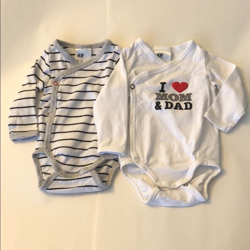 💙H&M long sleeve bodysuit